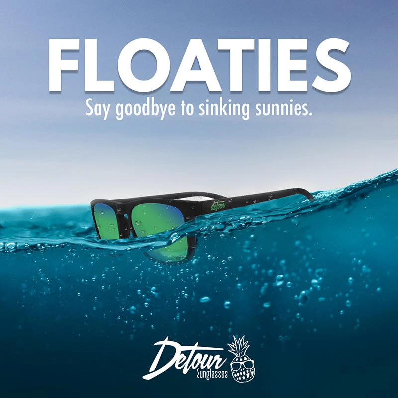 Floaties - Matte Black - Green Machine Polarized - Image 7