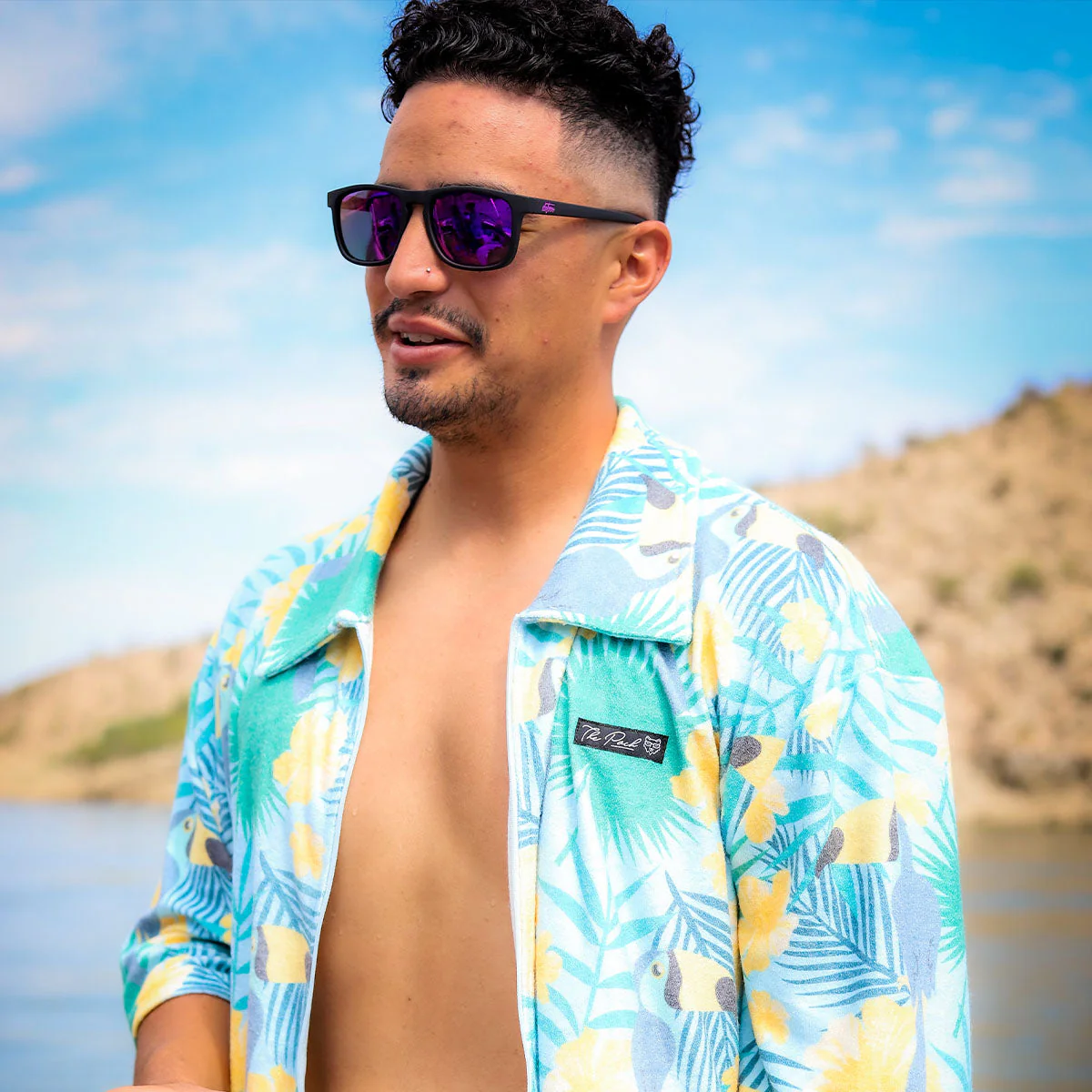 Floaties - Matte Black - Purple Polarized - Image 3
