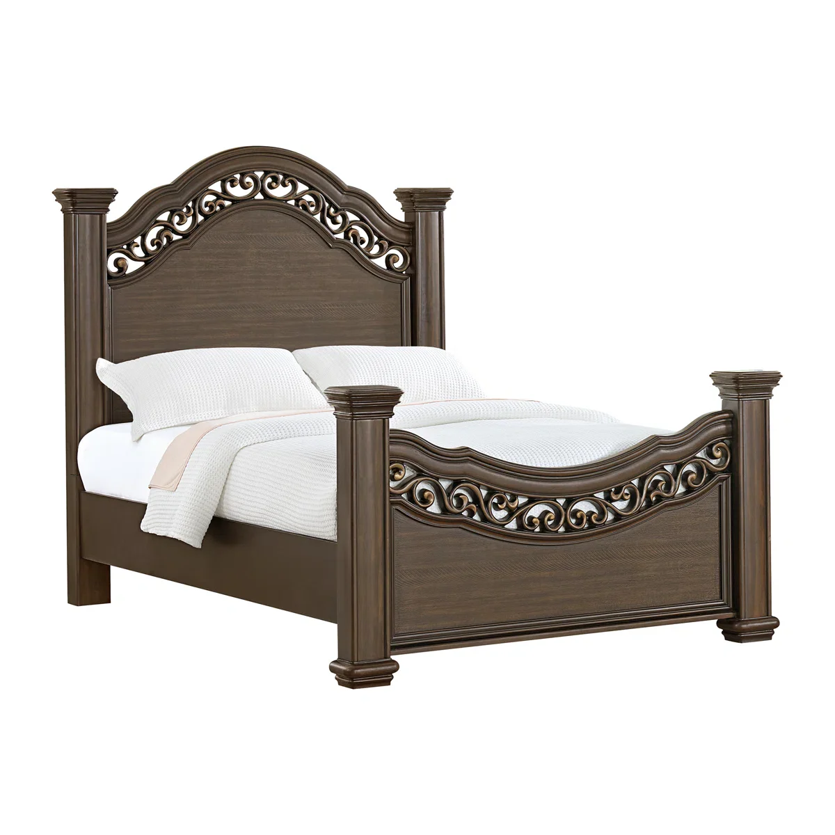 Florence Mahogany Queen Set - Image 2