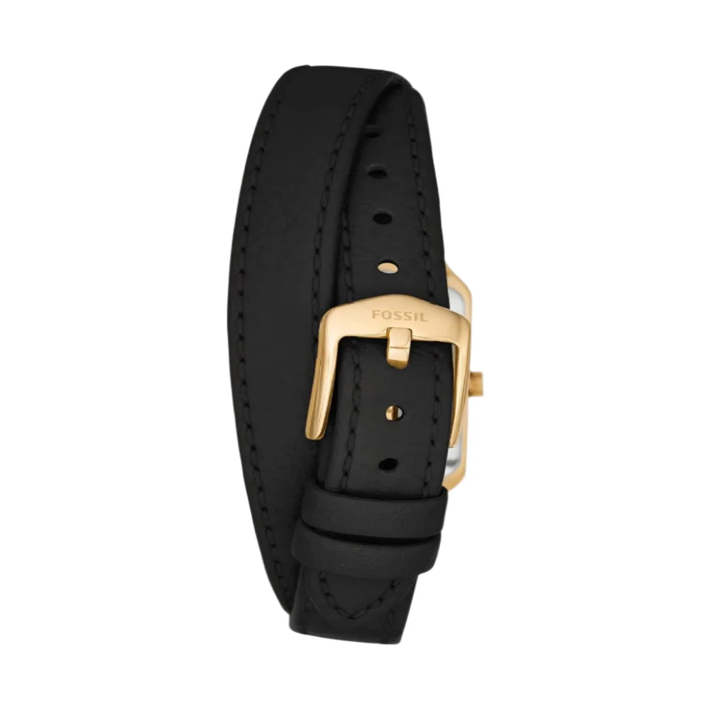 Fossil Raquel Women's 23mm Black Strap Watch - White Dial - Image 3