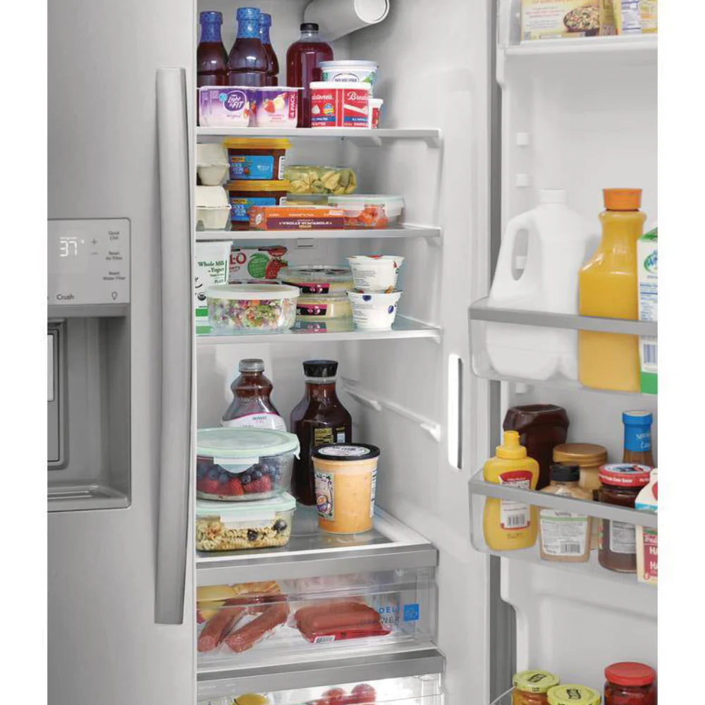 Frigidaire Gallery GRSS2652AF 25.6 cu. ft. Standard Depth Side by Side Refrigerator - Stainless Steel, ENERGY STAR Certified - Image 7