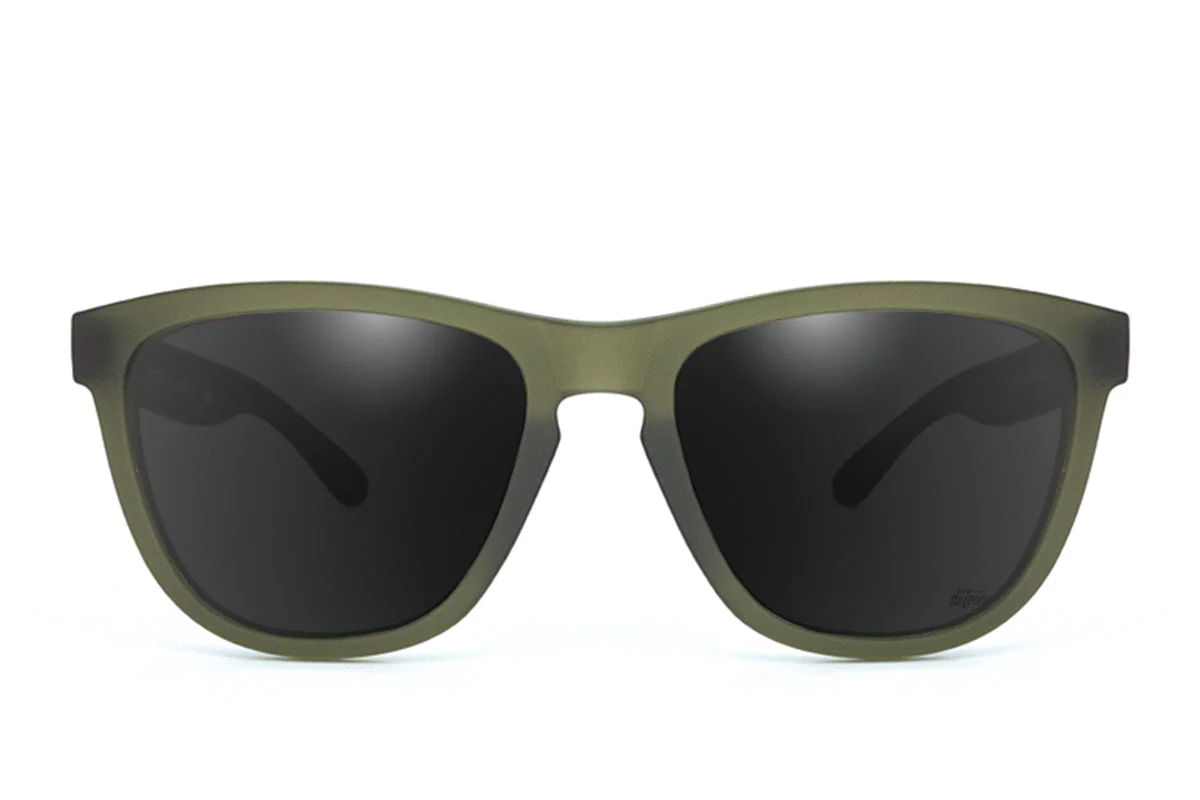 Frosted Forest Green - Jet Black Lens Polarized - Essentials - Image 3