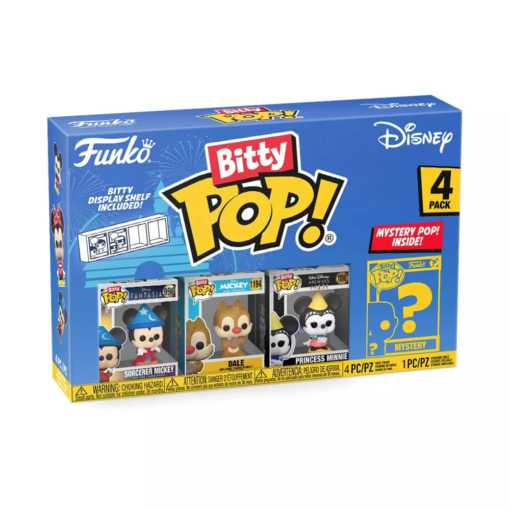 Funko Bitty POP! Disney Sorcerer Mickey Figure (4 Pack) - Image 8