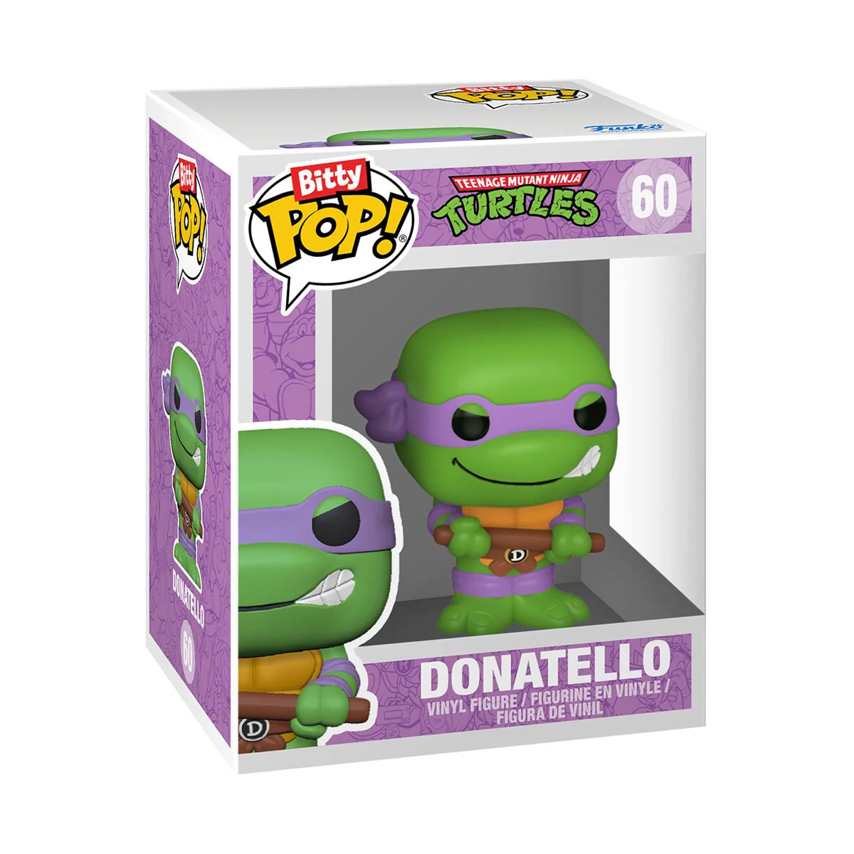 Funko Bitty Pop! Teenage Mutant Ninja Turtles Donatello Figures (4 Pack) - Image 5