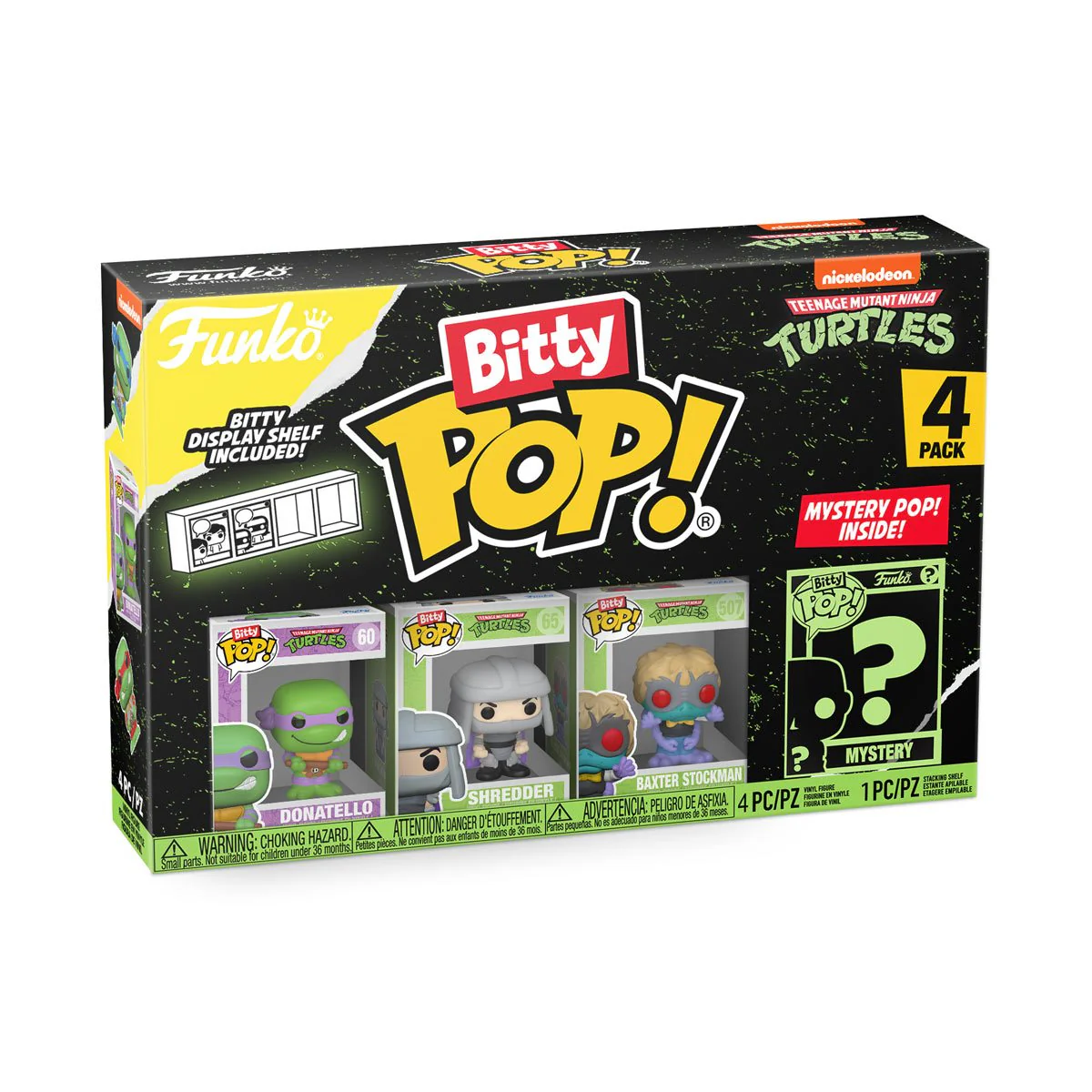Funko Bitty Pop! Teenage Mutant Ninja Turtles Donatello Figures (4 Pack) - Image 8