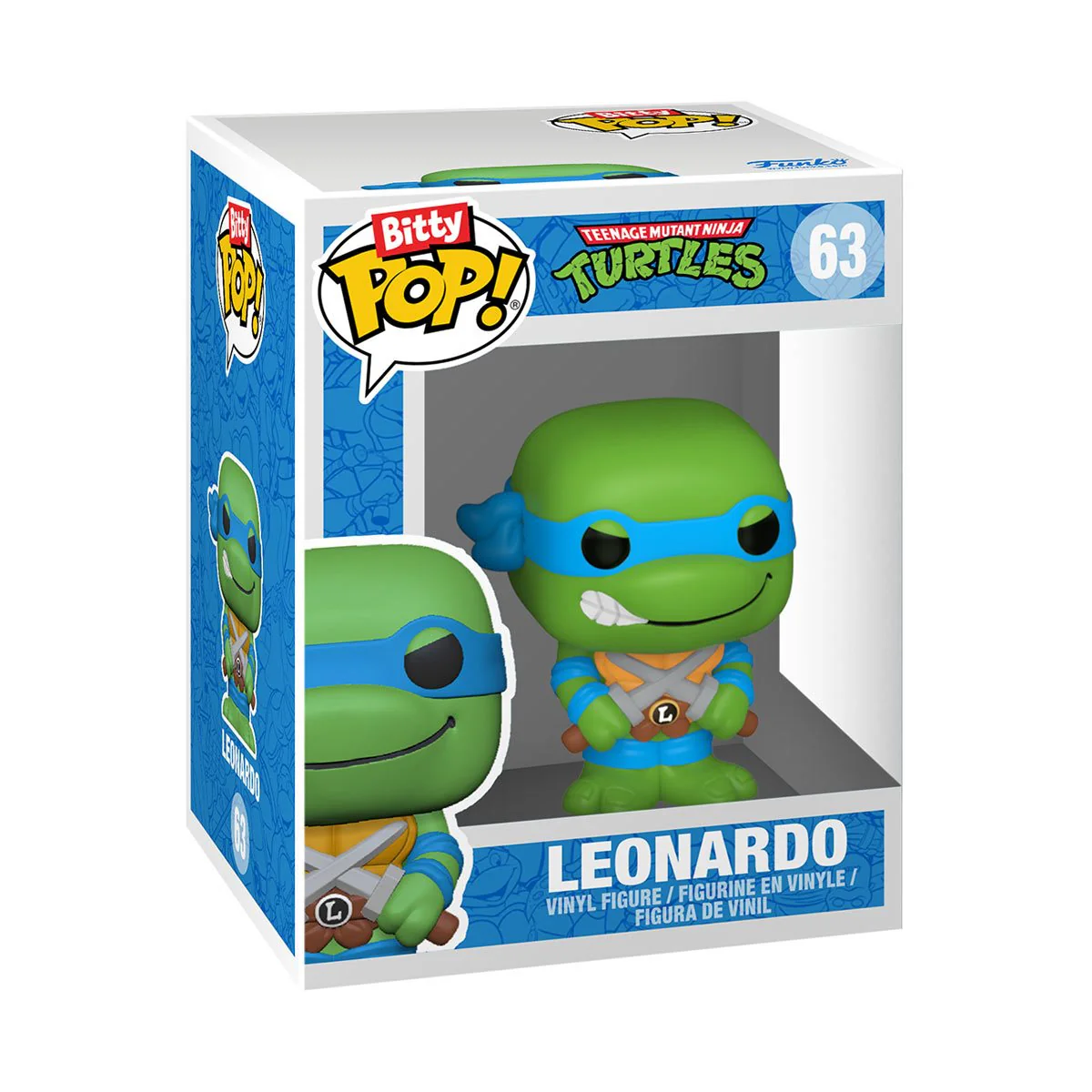 Funko Bitty Pop! Teenage Mutant Ninja Turtles Leonardo Figures (4 Pack) - Image 5
