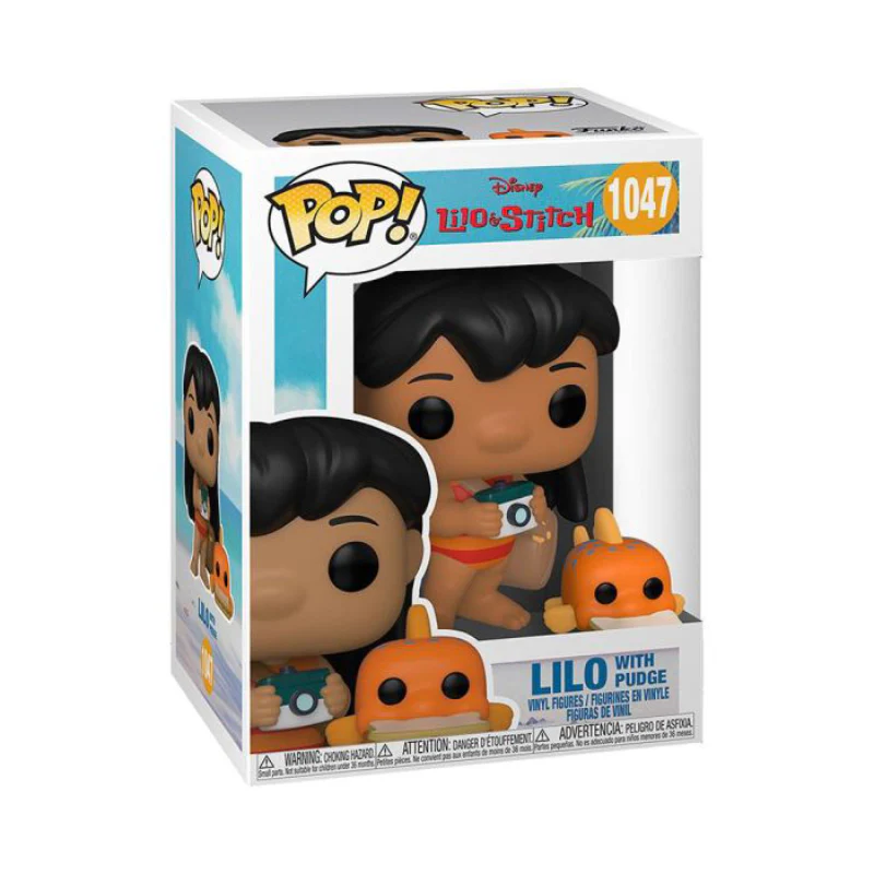 Funko Pop! Disney Lilo and Stitch Lilo Figure with Pudge - Image 2