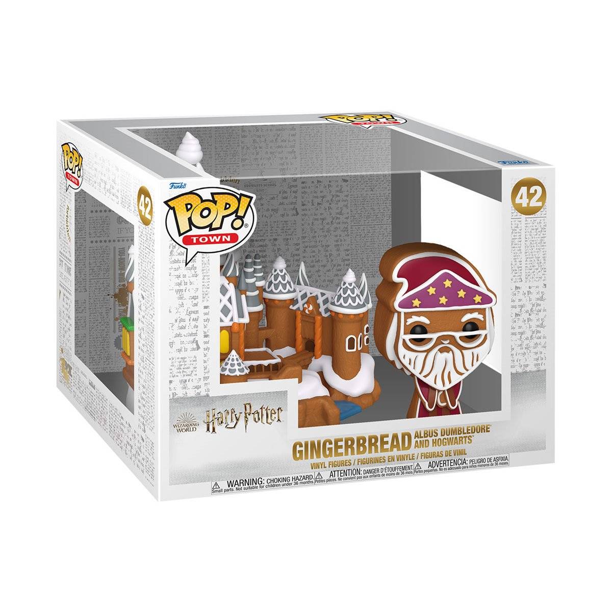Funko Pop! Town Gingerbread Albus Dumbledore and Hogwarts Figure - Image 2