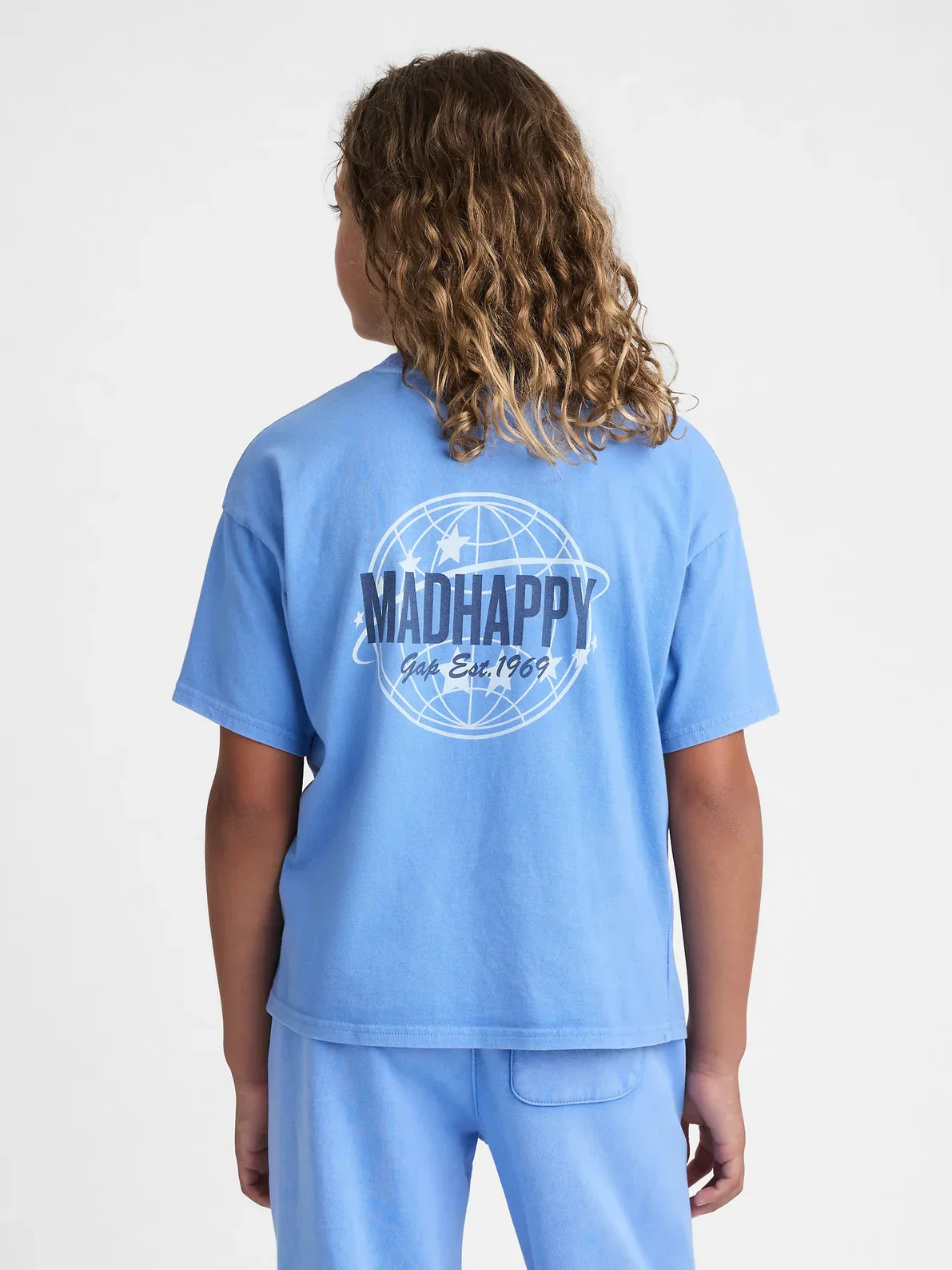 Gap - MadHappy - Kids Globe Pocket Tee - Ultramarine Blue - Image 2
