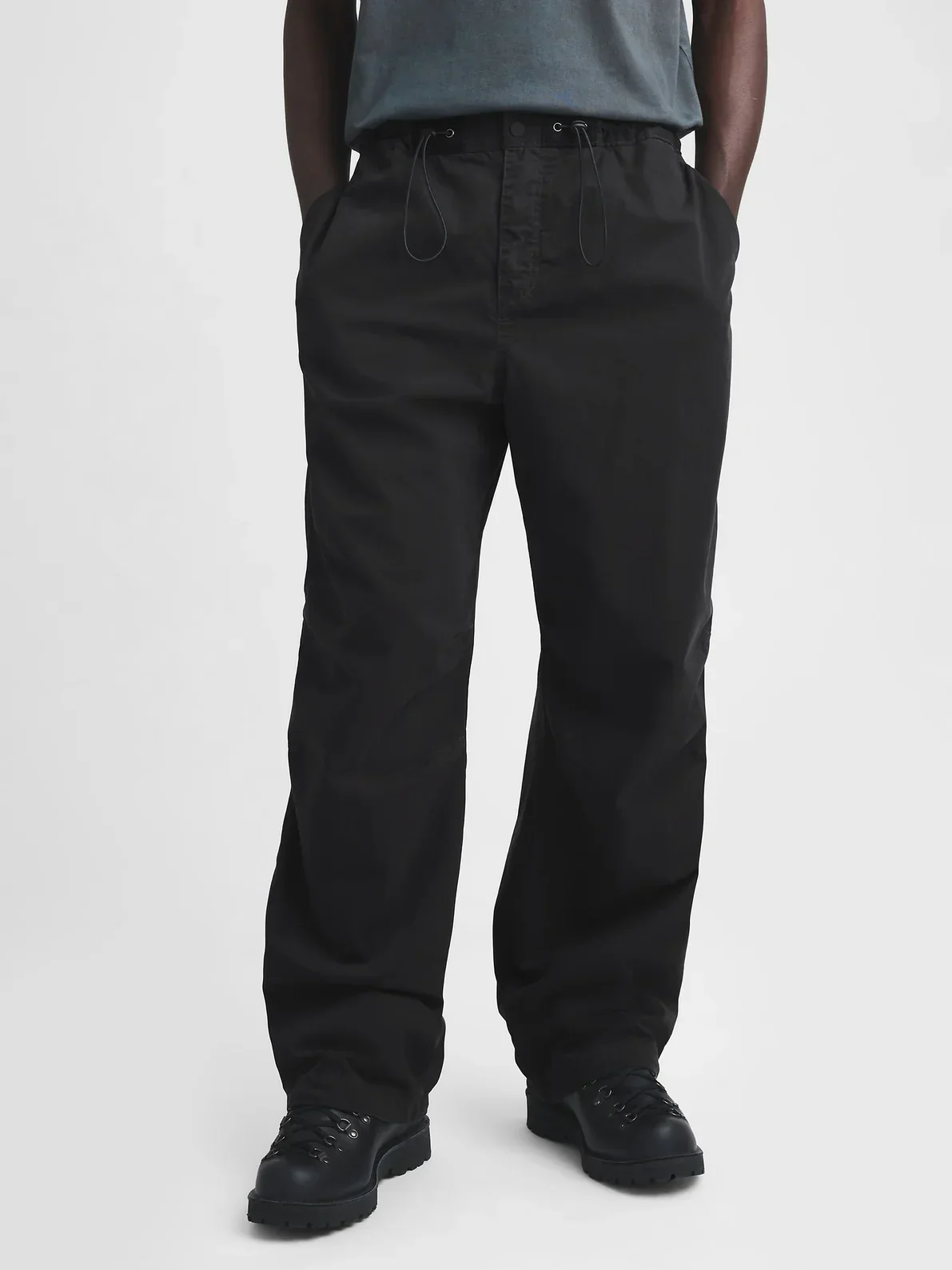 Gap - MadHappy - Oversized Parachute Pant - Jet Black - Image 3