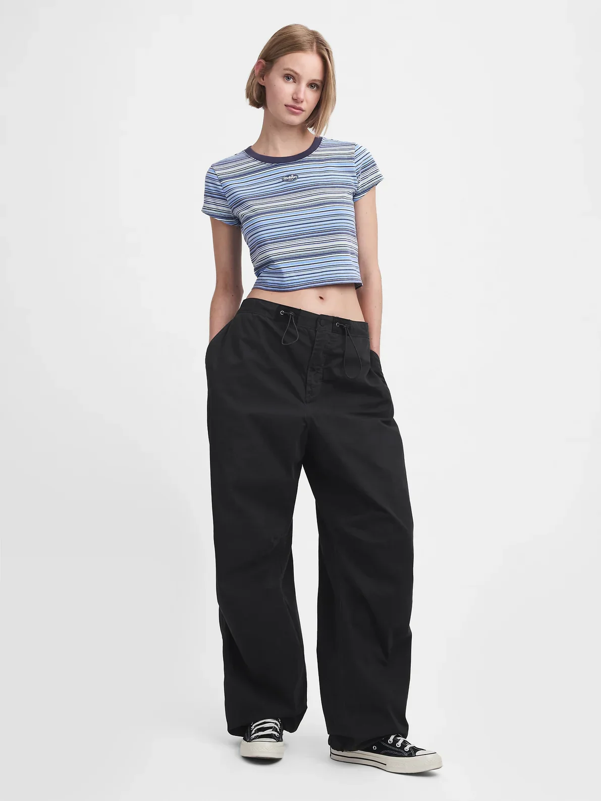 Gap - MadHappy - Oversized Parachute Pant - Jet Black - Image 5