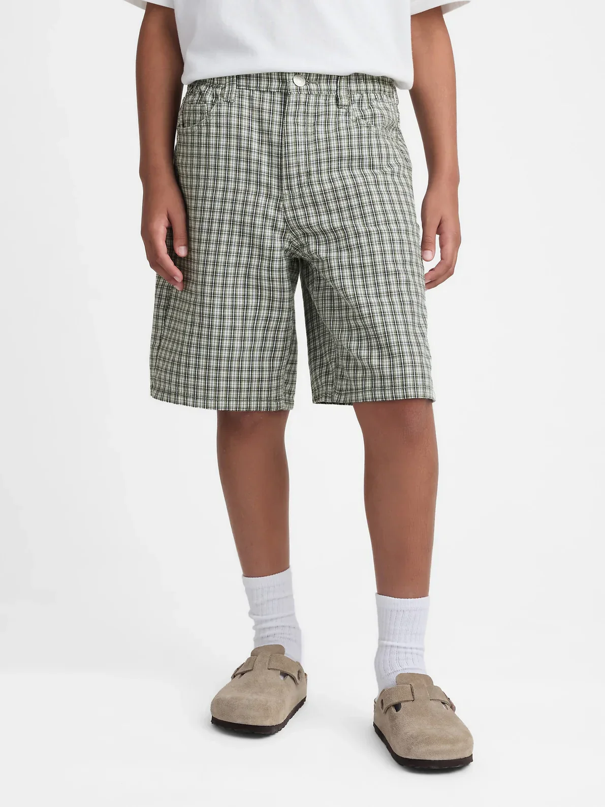 Gap - MadHappy - Oversized Plaid Short - Sea Spray - Image 3