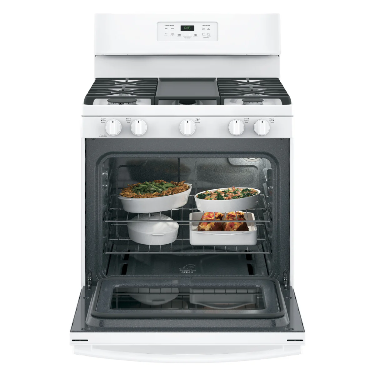 GE Appliances 5.0 cu. ft. Freestanding Natural Gas Range with 5 Burners - Image 16