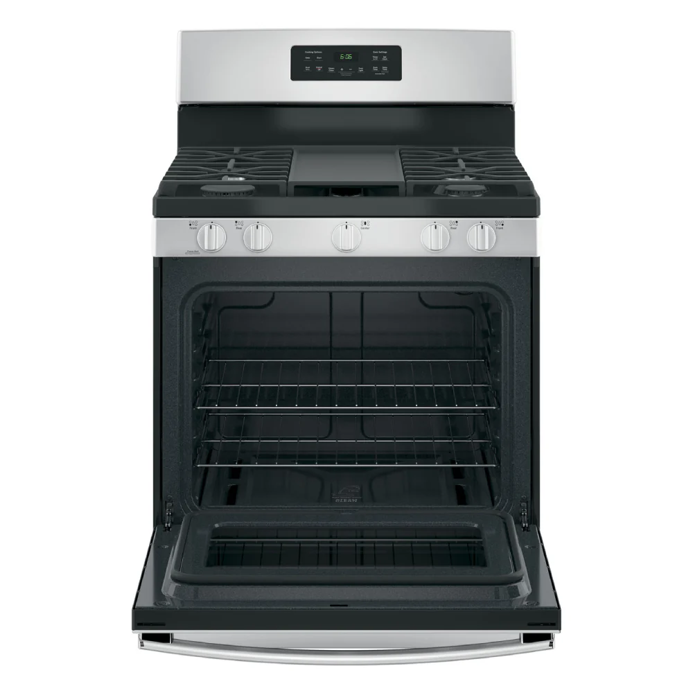 GE Appliances 5.0 cu. ft. Freestanding Natural Gas Range with 5 Burners - Image 2