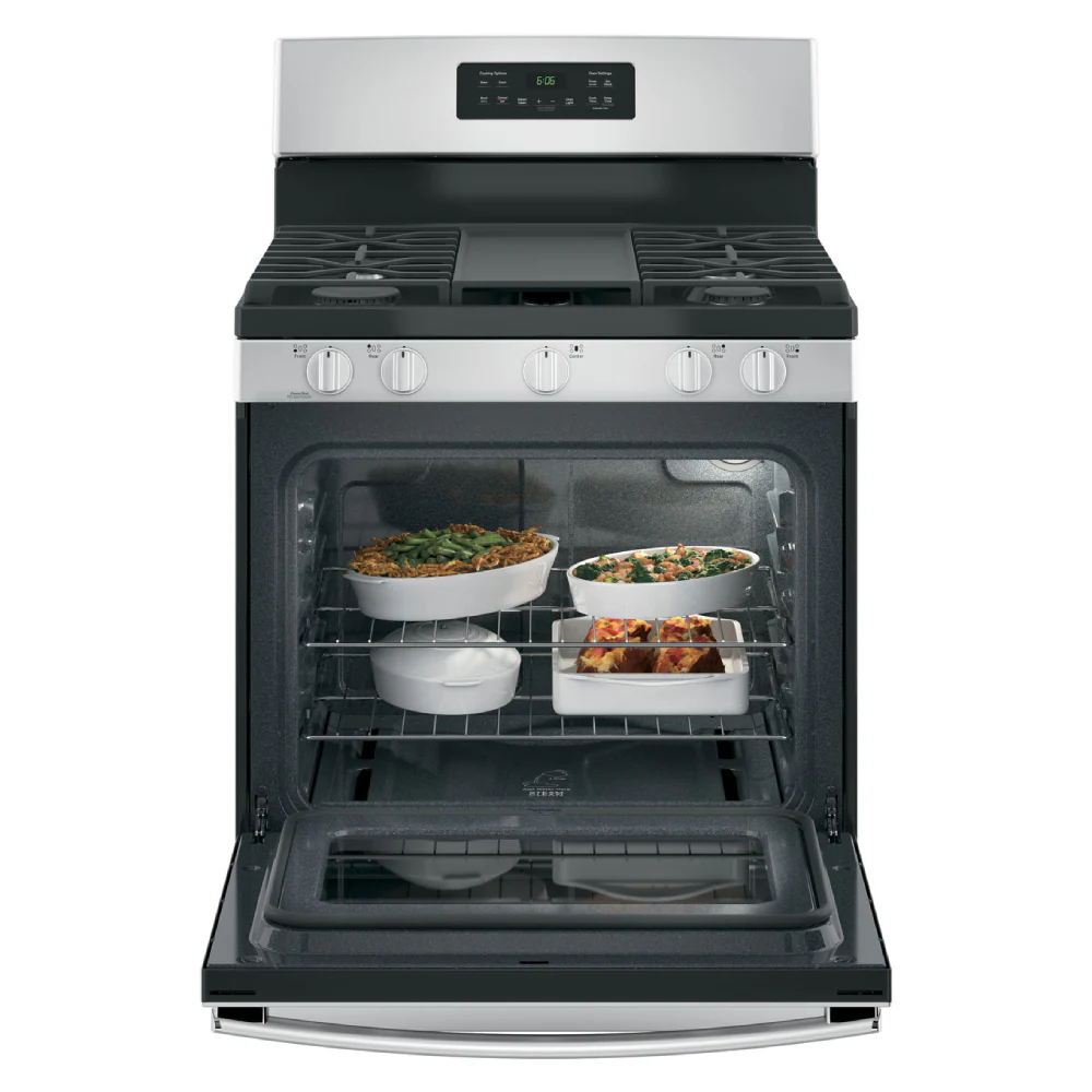 GE Appliances 5.0 cu. ft. Freestanding Natural Gas Range with 5 Burners - Image 5