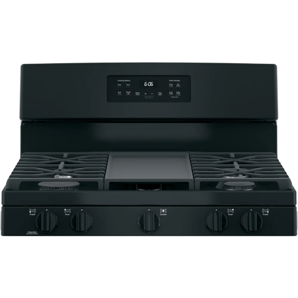 GE Appliances 5.0 cu. ft. Freestanding Natural Gas Range with 5 Burners - Image 9