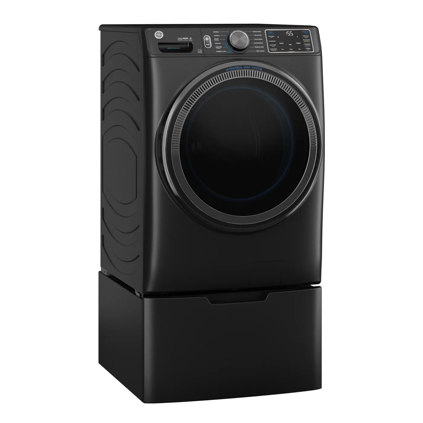 GE GFW655SPVDS 5 cu.ft Smart Front Load Steam Washer with Smart Dispense - Carbon Graphite - Image 6