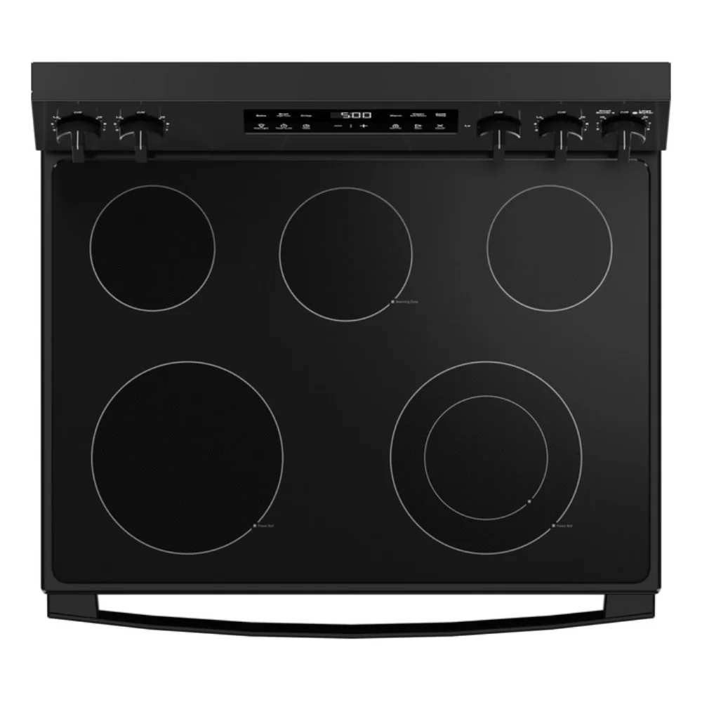 GE GRF500PVBB 30" Free-Standing Electric Range with Crisp Mode - Black - Image 4