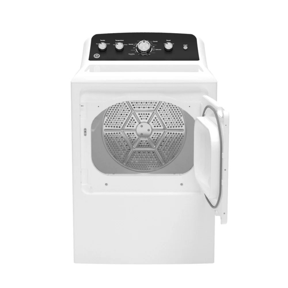 GE GTD48GASWWB 7.2 cu. ft. Front Load Gas Dryer with Up To 120 ft. Venting - White - Image 6