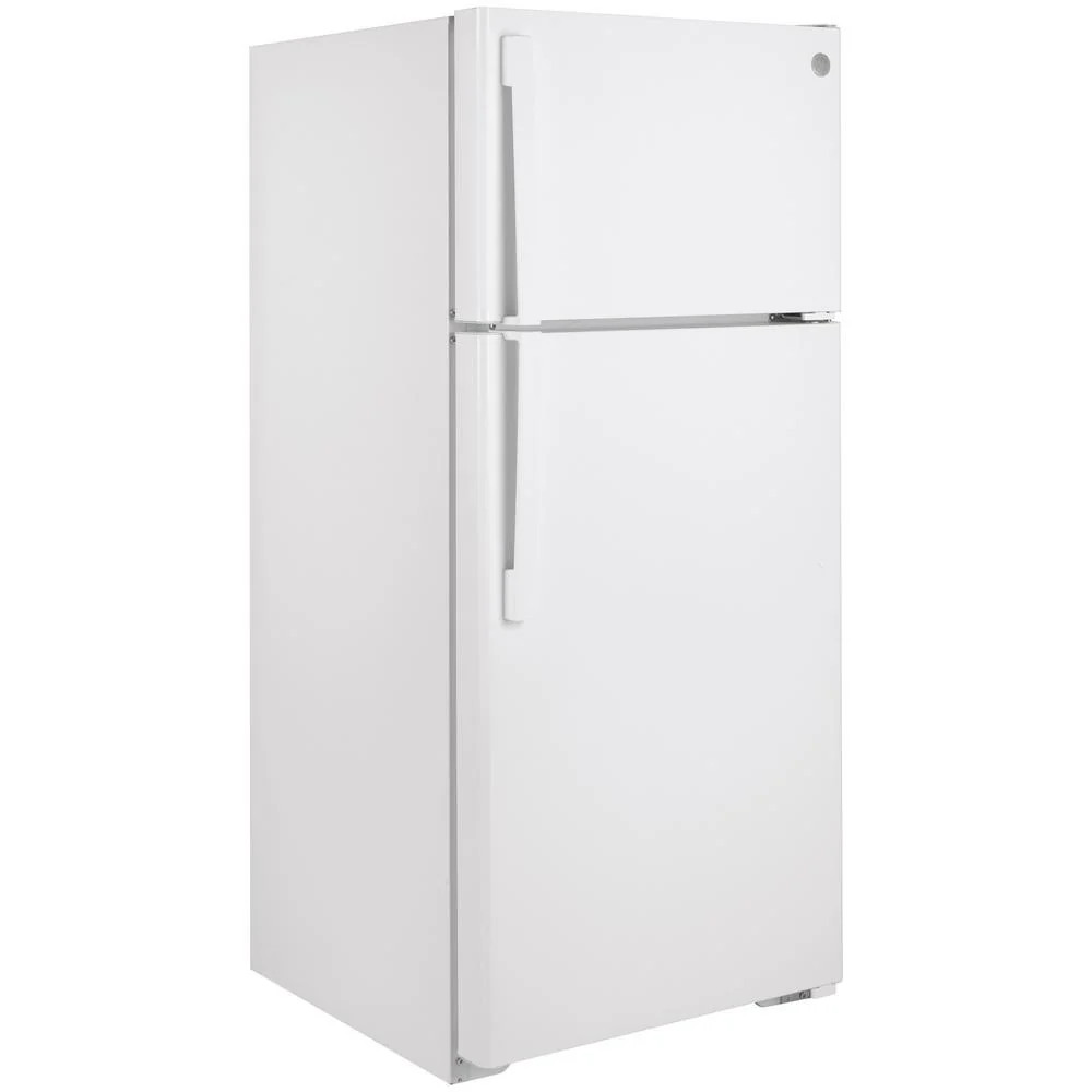 GE GTS17DTR 16.6 Cu. Ft. Top Freezer Refrigerator with Classic Flat Door Design - Image 2