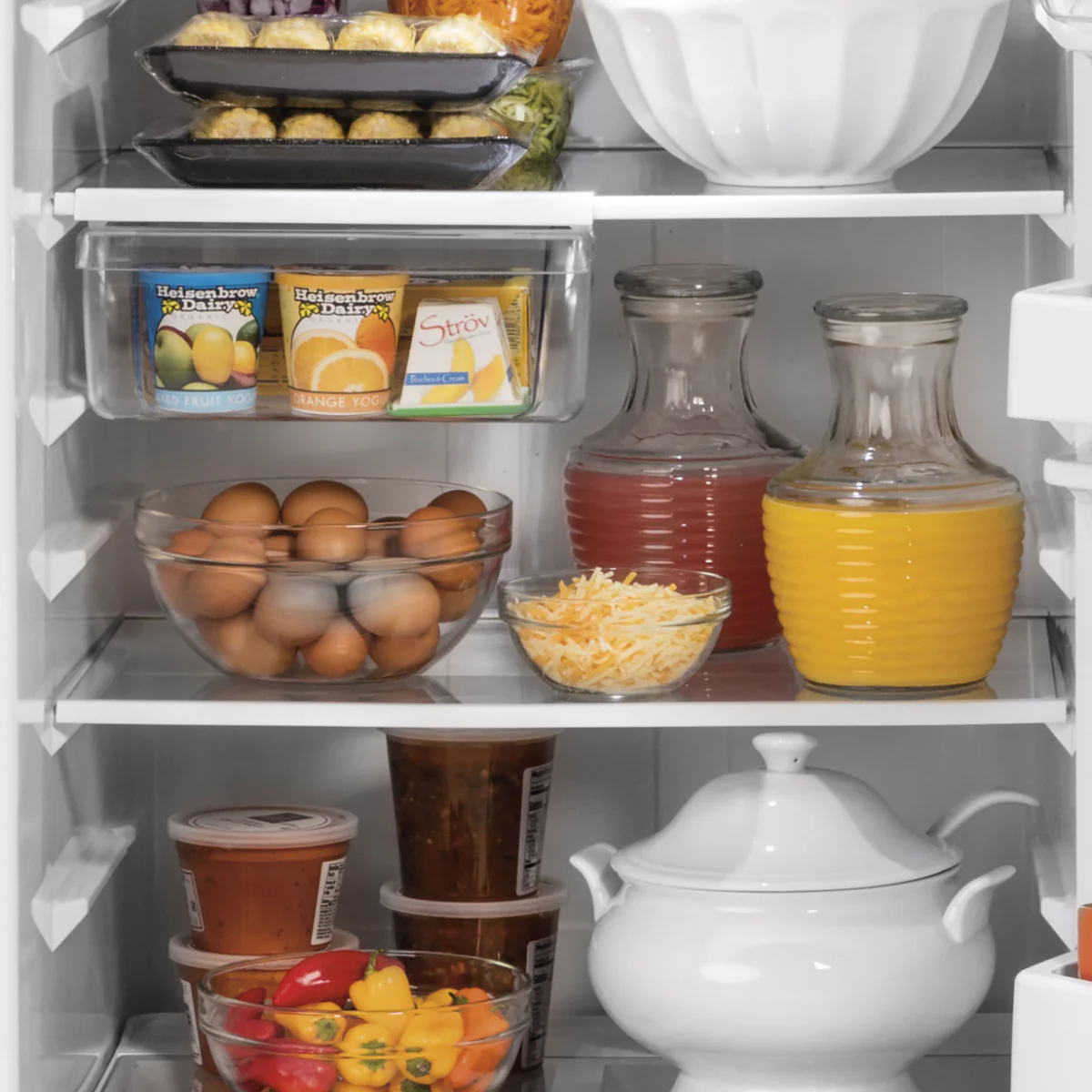 GE GTS18HYNRFS 17.5 cu. ft. Top-Freezer Refrigerator - Stainless Steel - Image 8