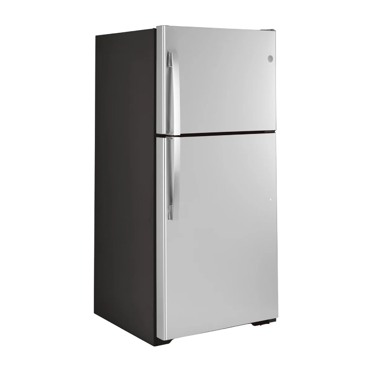 GE GTS22KYNRFS 21.9 cu. ft. Garage Ready Top-Freezer Refrigerator - Stainless Steel - Image 2
