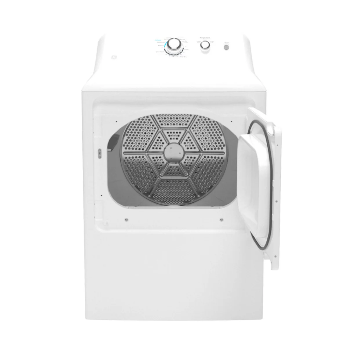 GE GTX33EASKWW 6.2 cu. ft. Front Load Electric Dryer with Up To 120 ft. Venting - White - Image 2