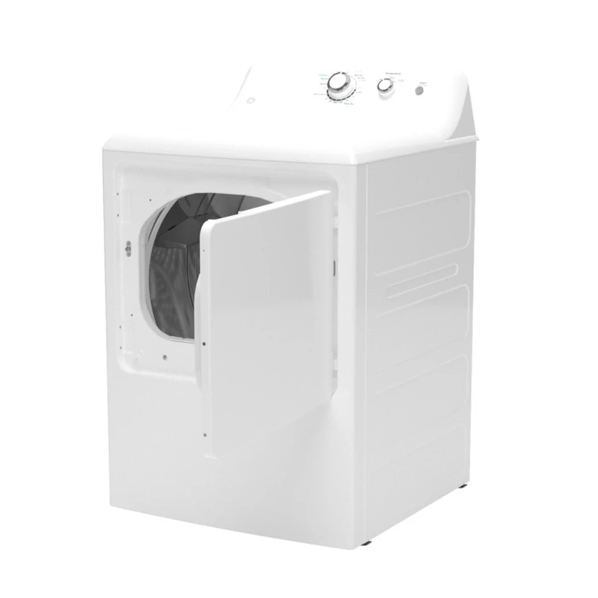 GE GTX33EASKWW 6.2 cu. ft. Front Load Electric Dryer with Up To 120 ft. Venting - White - Image 6