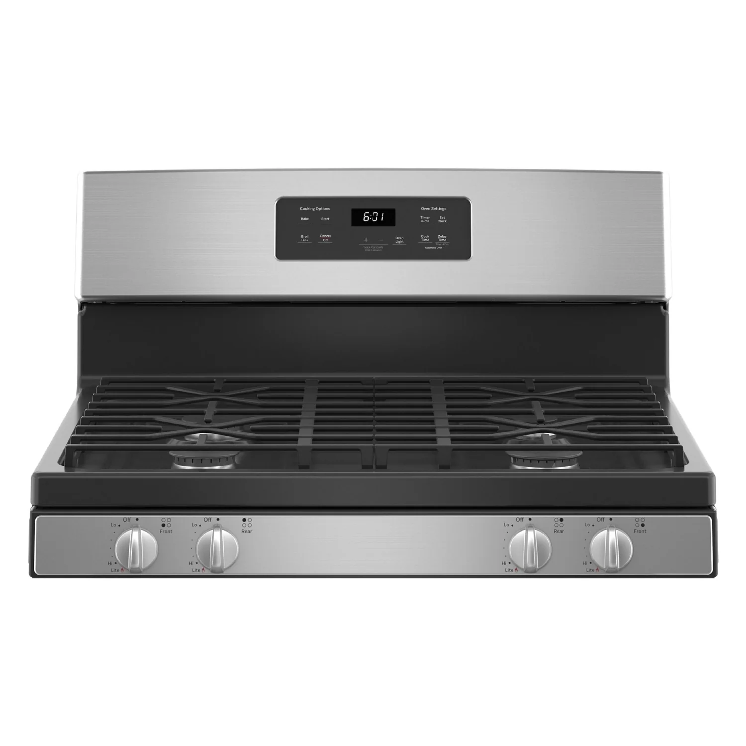GE JGBS61RPSS 4.8 cu.ft. 30" Freestanding Gas Range with 4 Sealed Burners - Stainless Steel - Image 3