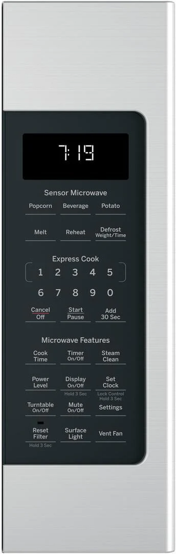 GE JVM7195SKSS 1.9 cu. ft. Over-The-Range Microwave Oven - Stainless Steel - Image 4