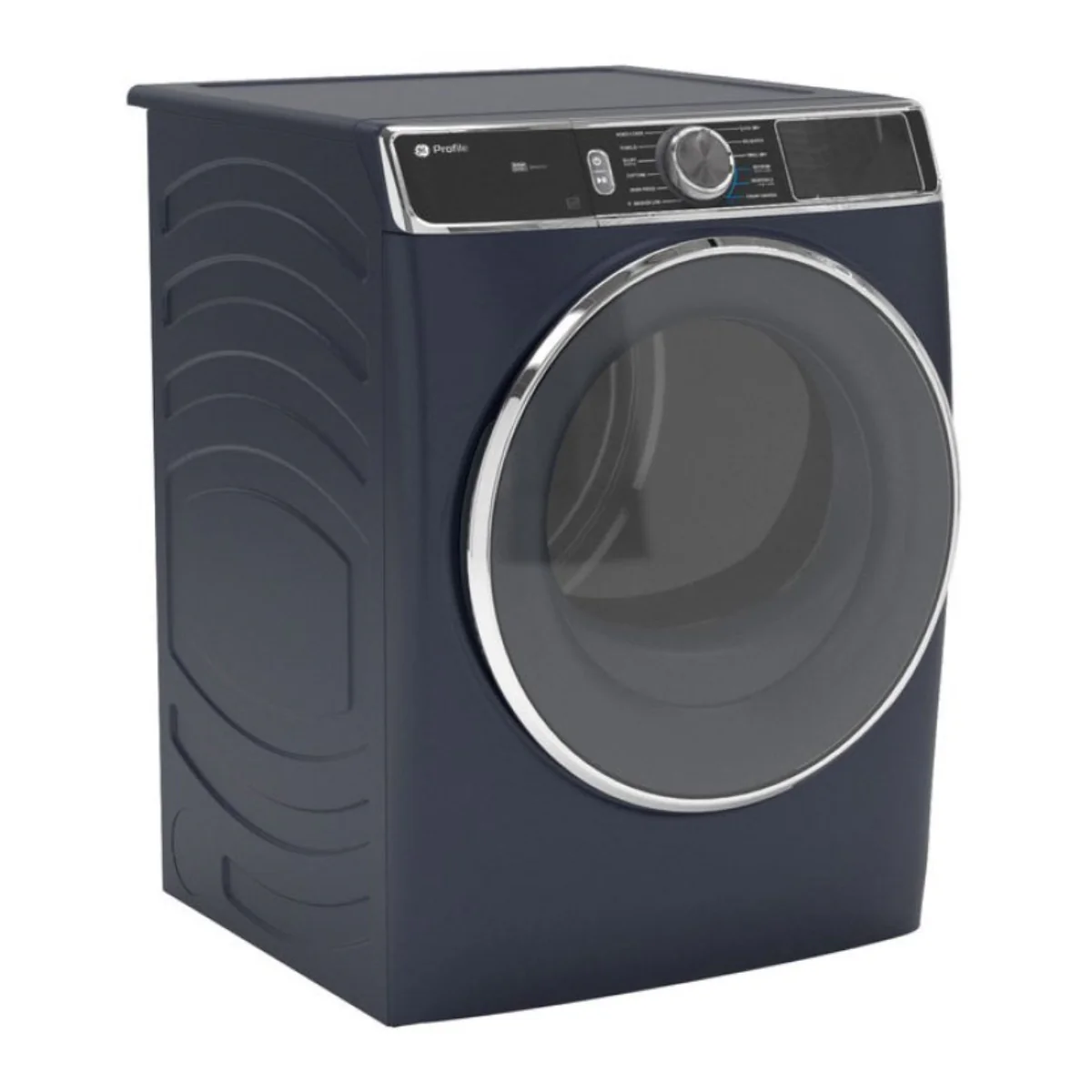 GE Profile PFD87GSPVRS 7.8 cu. ft. Smart Front Load Gas Dryer with Steam and Sanitize Cycle - Blue - Image 3