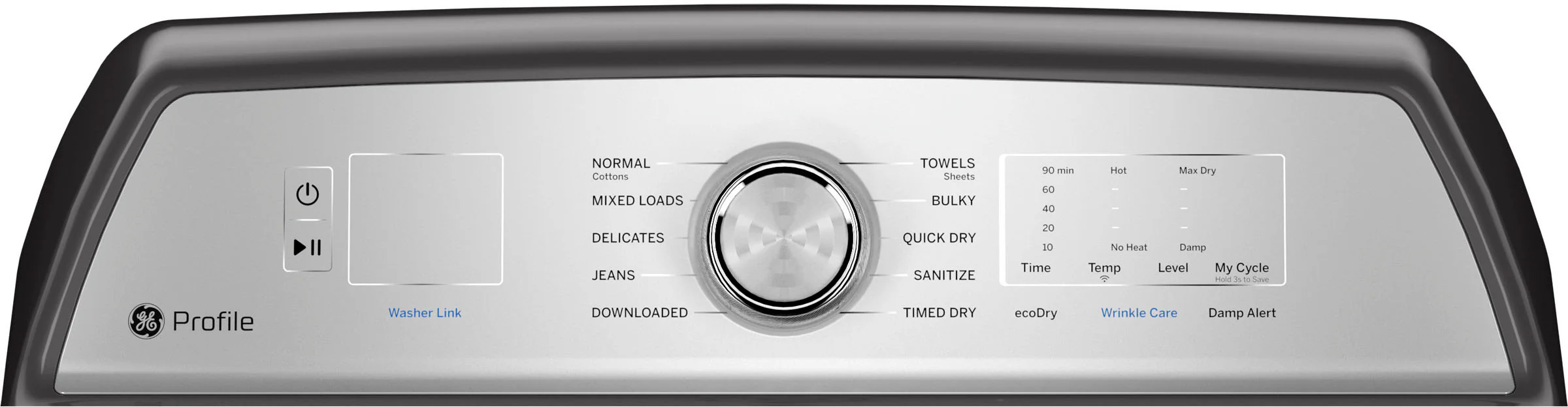 GE PTD60GBPRDG 7.4 cu. ft. Front Load Gas Dryer with Sensor Dry and Built-in Wi-Fi - Diamond Gray - Image 5