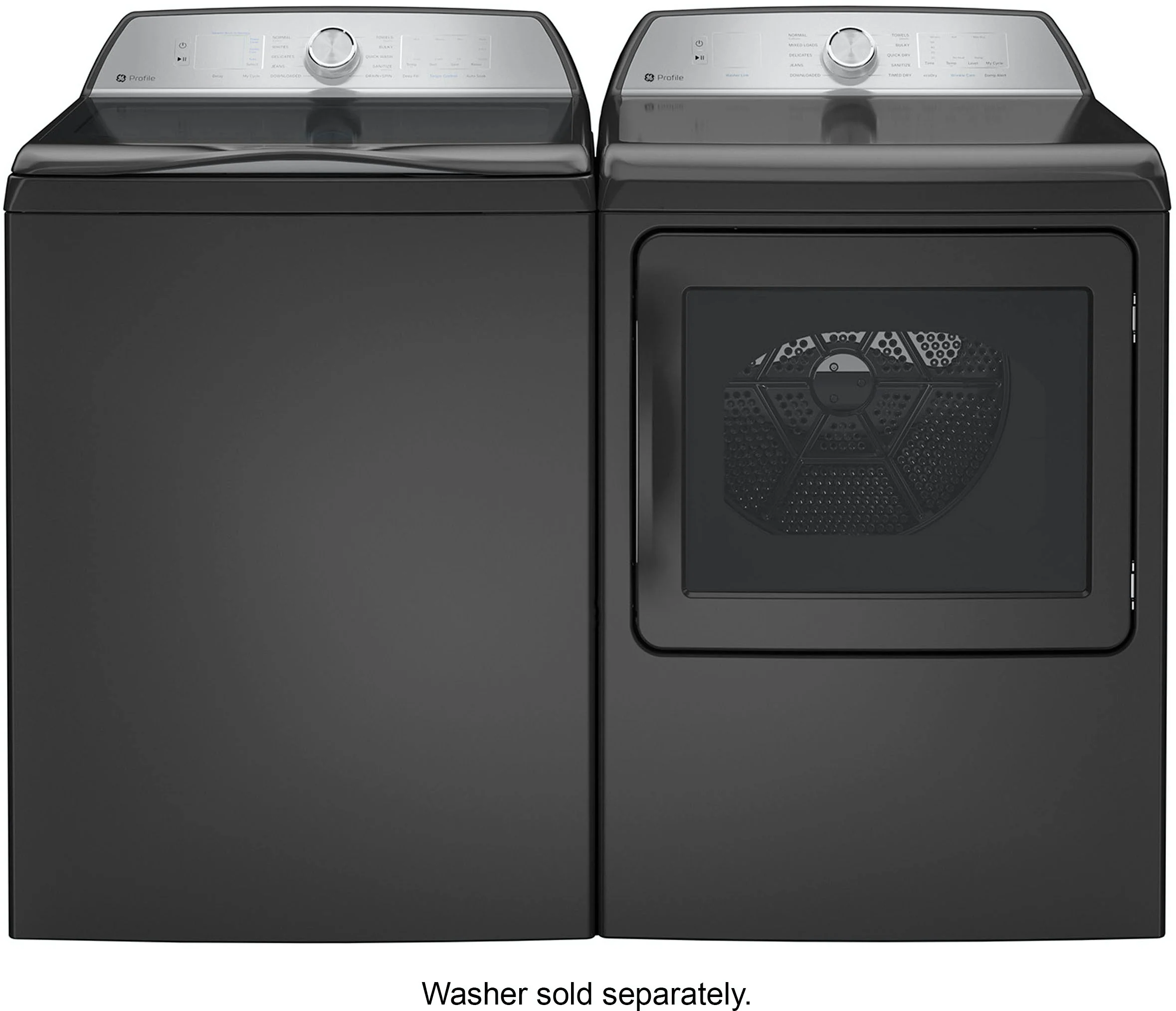 GE PTD60GBPRDG 7.4 cu. ft. Front Load Gas Dryer with Sensor Dry and Built-in Wi-Fi - Diamond Gray - Image 6