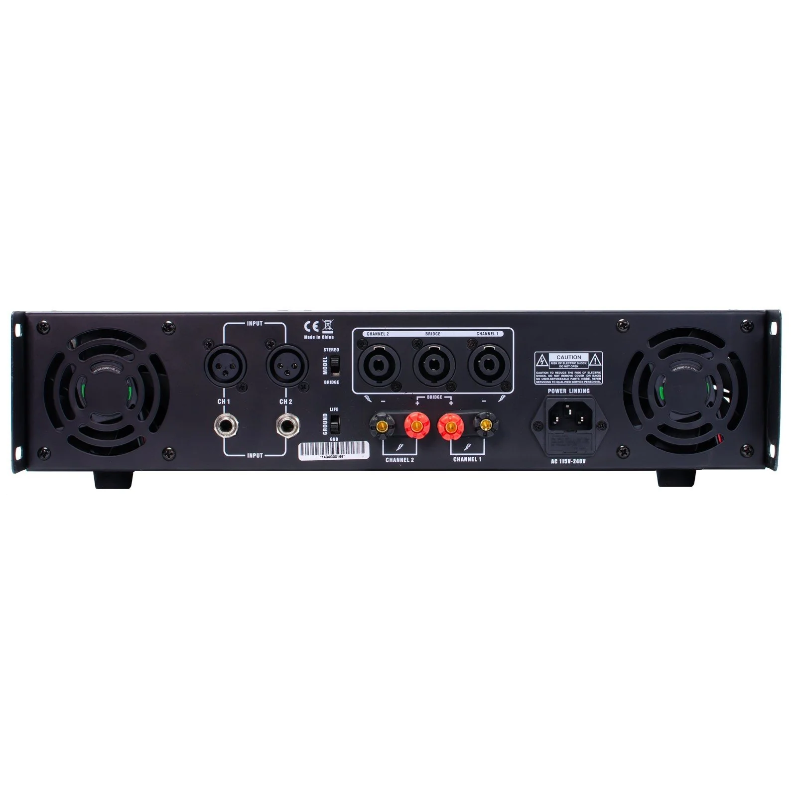 Gemini XGA-2000 Professional DJ Power Amplifier - Black - Image 2