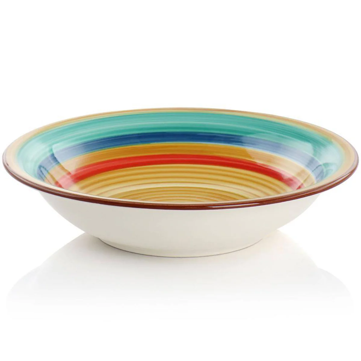 Gibson Home Rainbow Dinnerware Set (12-Pieces) - Multicolor - Image 6