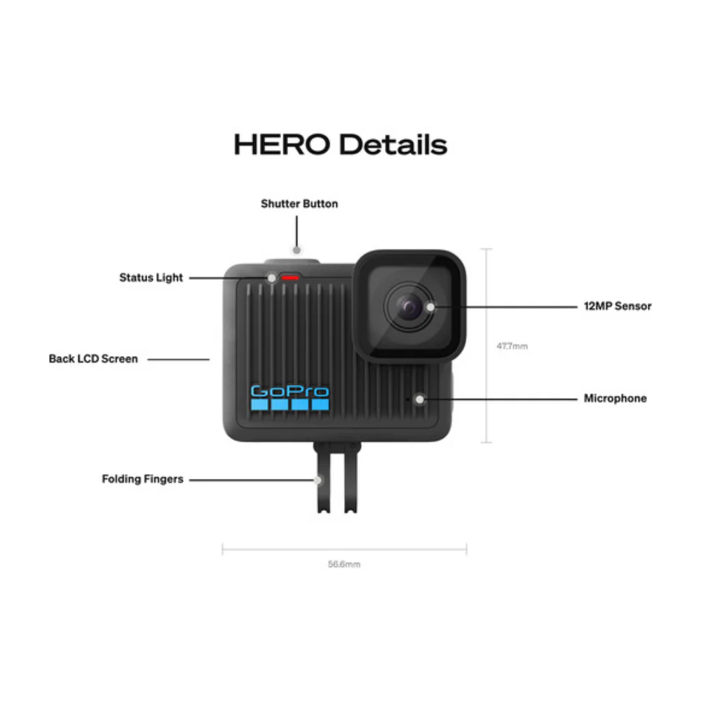 GoPro CHDHF-131-AT HERO Action Camera - Black - Image 7
