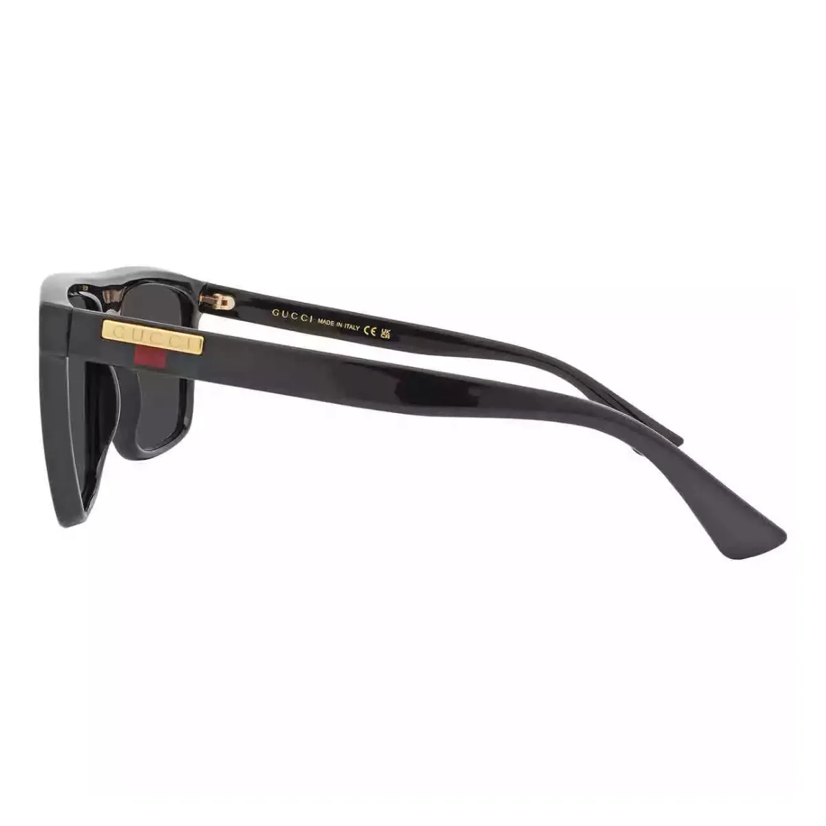 Gucci GG0748S Men's Rectangular Solid Color Sunglasses - Image 4