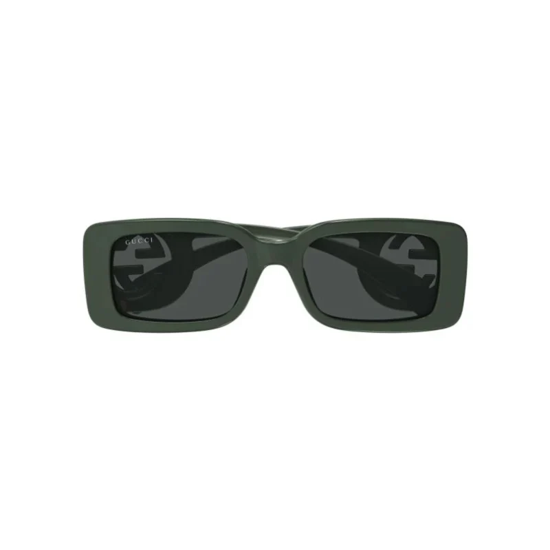 Gucci GG1325S 003 Women's Rectangle Solid Color Sunglasses - Image 2