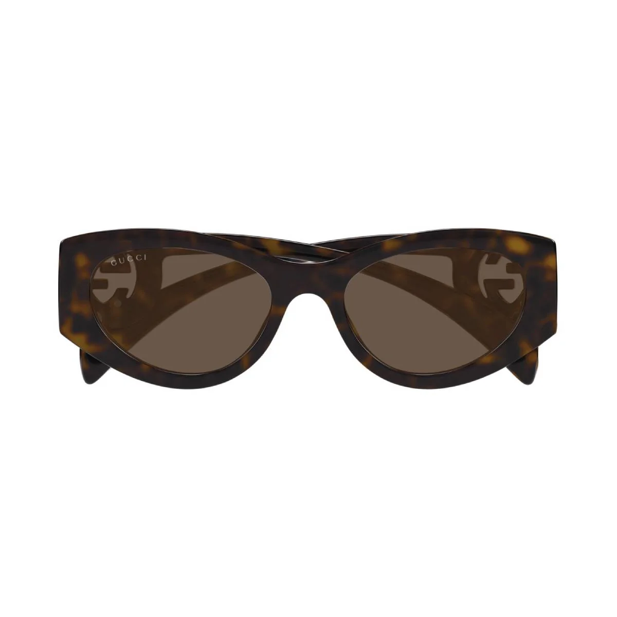 Gucci GG1691S 001 Women's Oval Solid Color Sunglasses - Image 2
