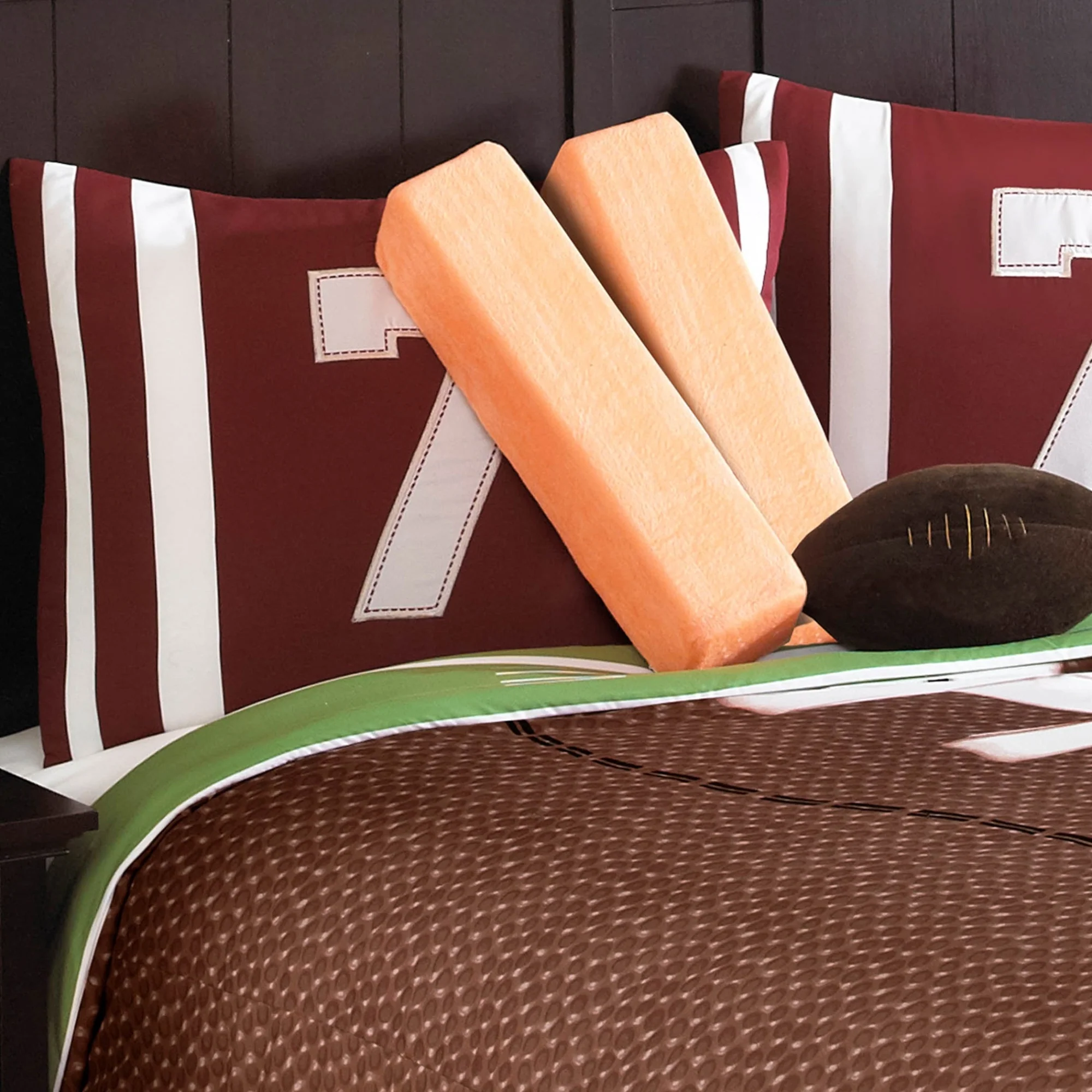 Hallmart Collectibles Field Goal 6-Piece Full Comforter Set - Image 3