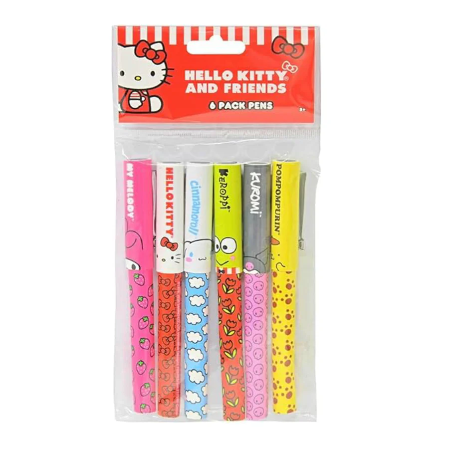 Hello Kitty and Friends 0.9mm Pen Set (6 Pieces) - Image 5
