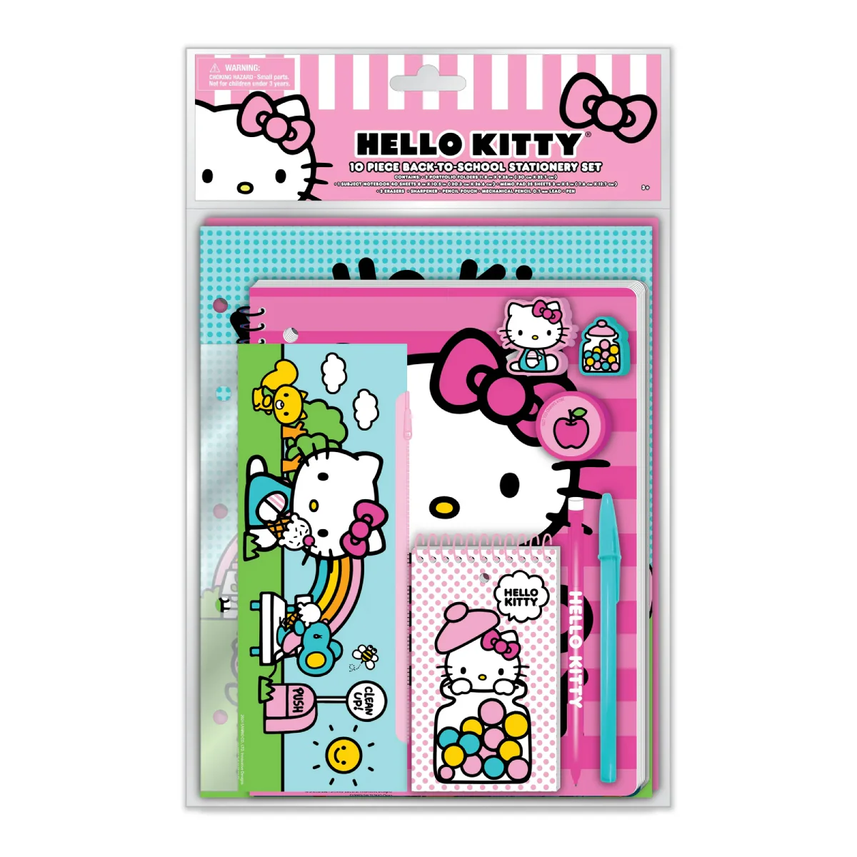 Hello Kitty Back to School Stationery Set (10-Piece) - Image 5