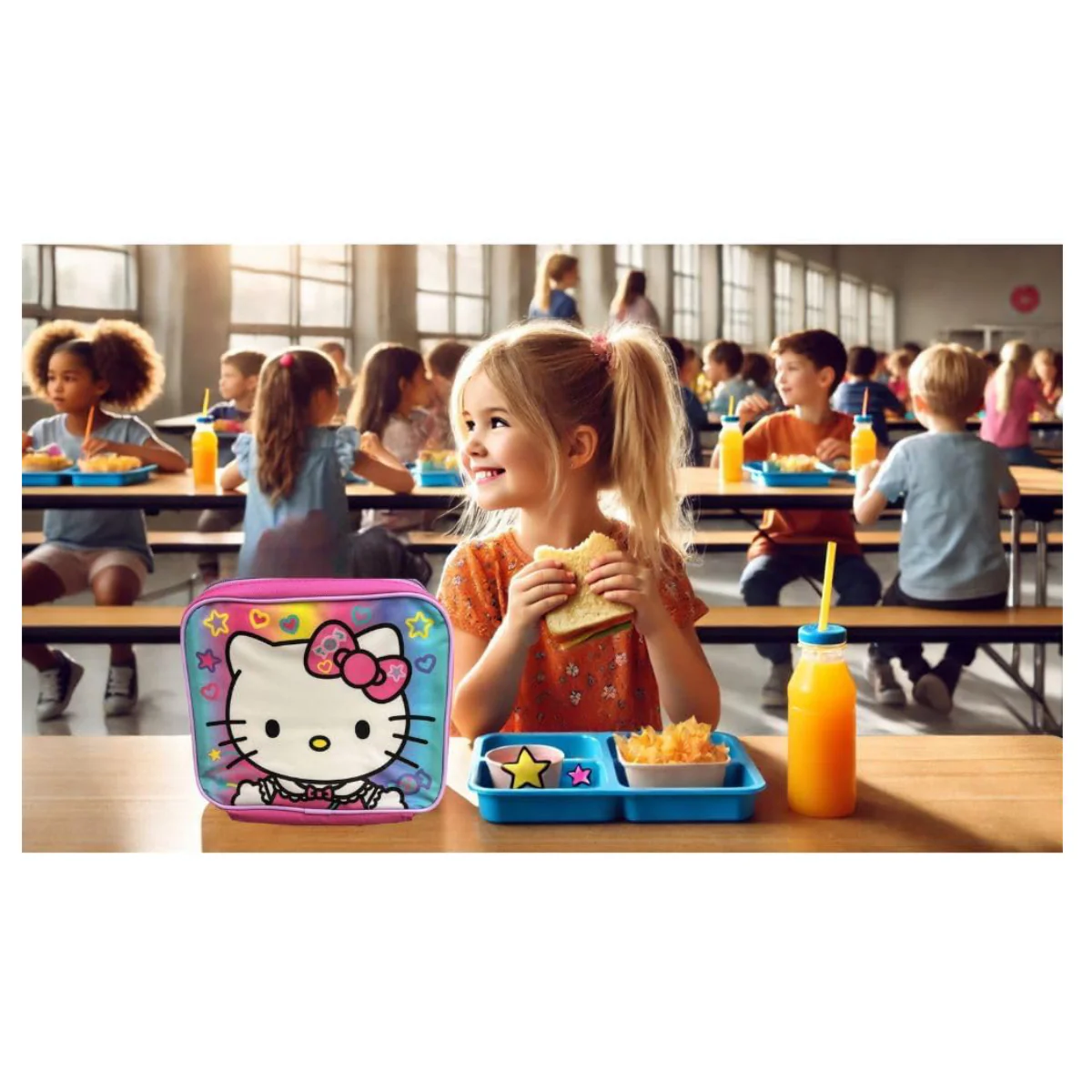 Hello Kitty Insulated Lunch Bag - Pink - Image 2