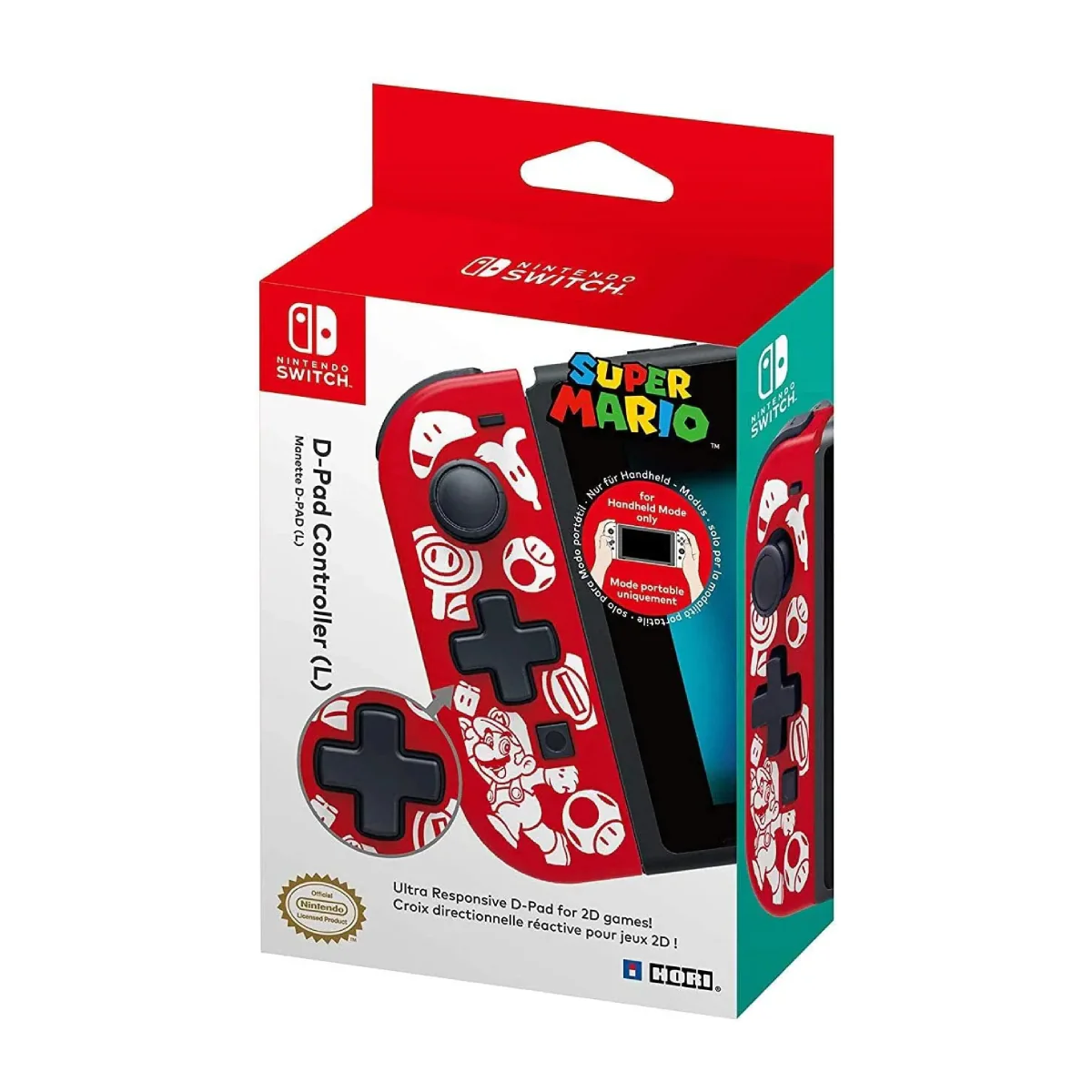 Hori D-Pad Controller (Left) for Nintendo Switch - Super Mario - Image 4