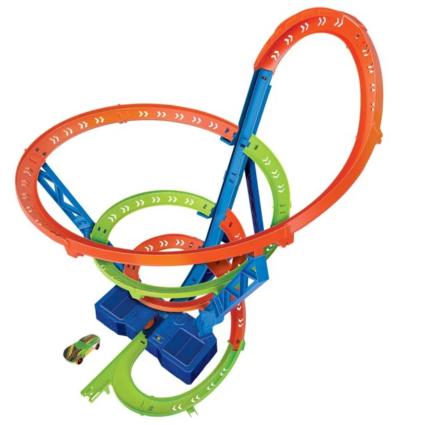 Hot Wheels Action Spiral Speed Crash Track Set