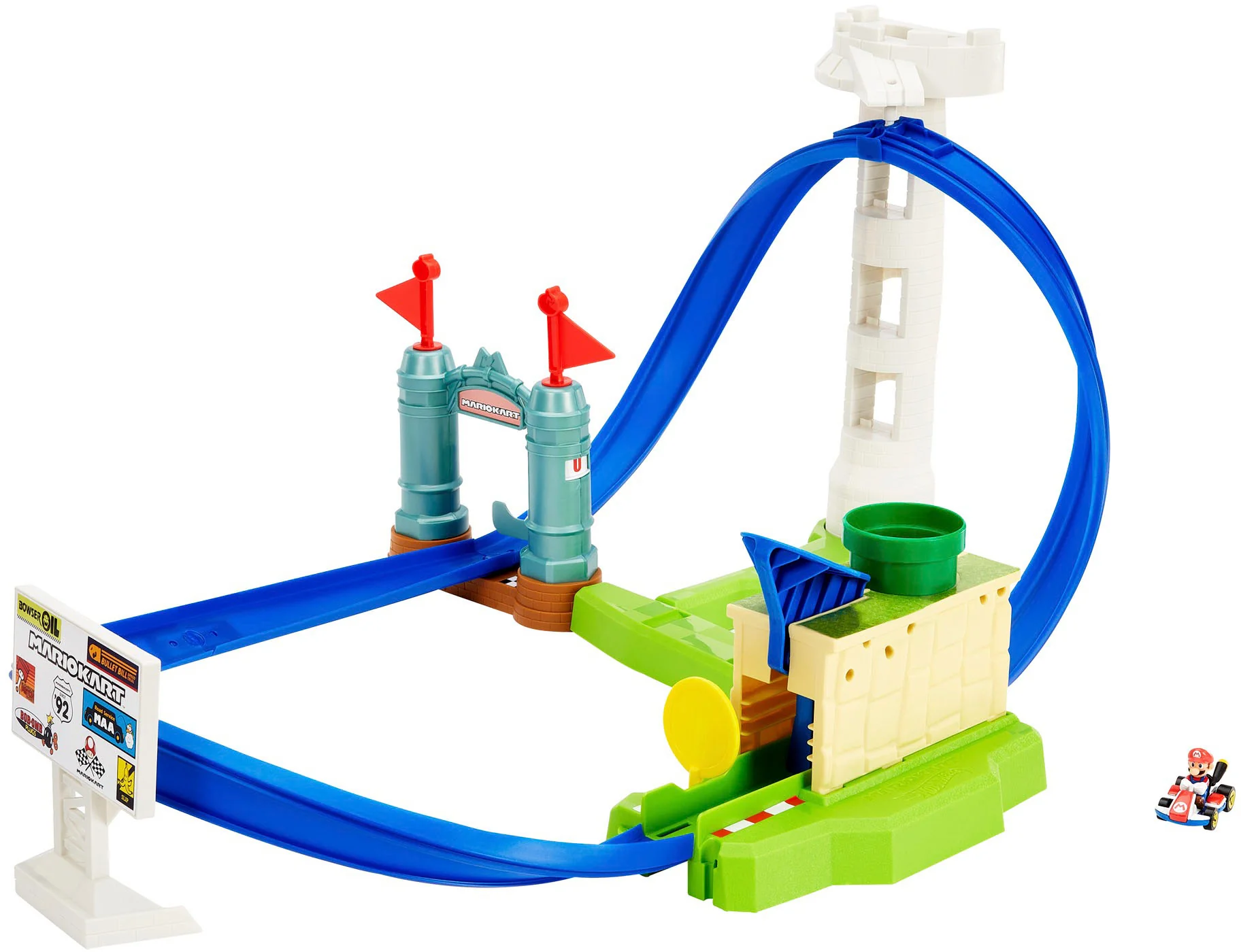 Hot Wheels Mario Kart Circuit Slam Track Set - Image 2