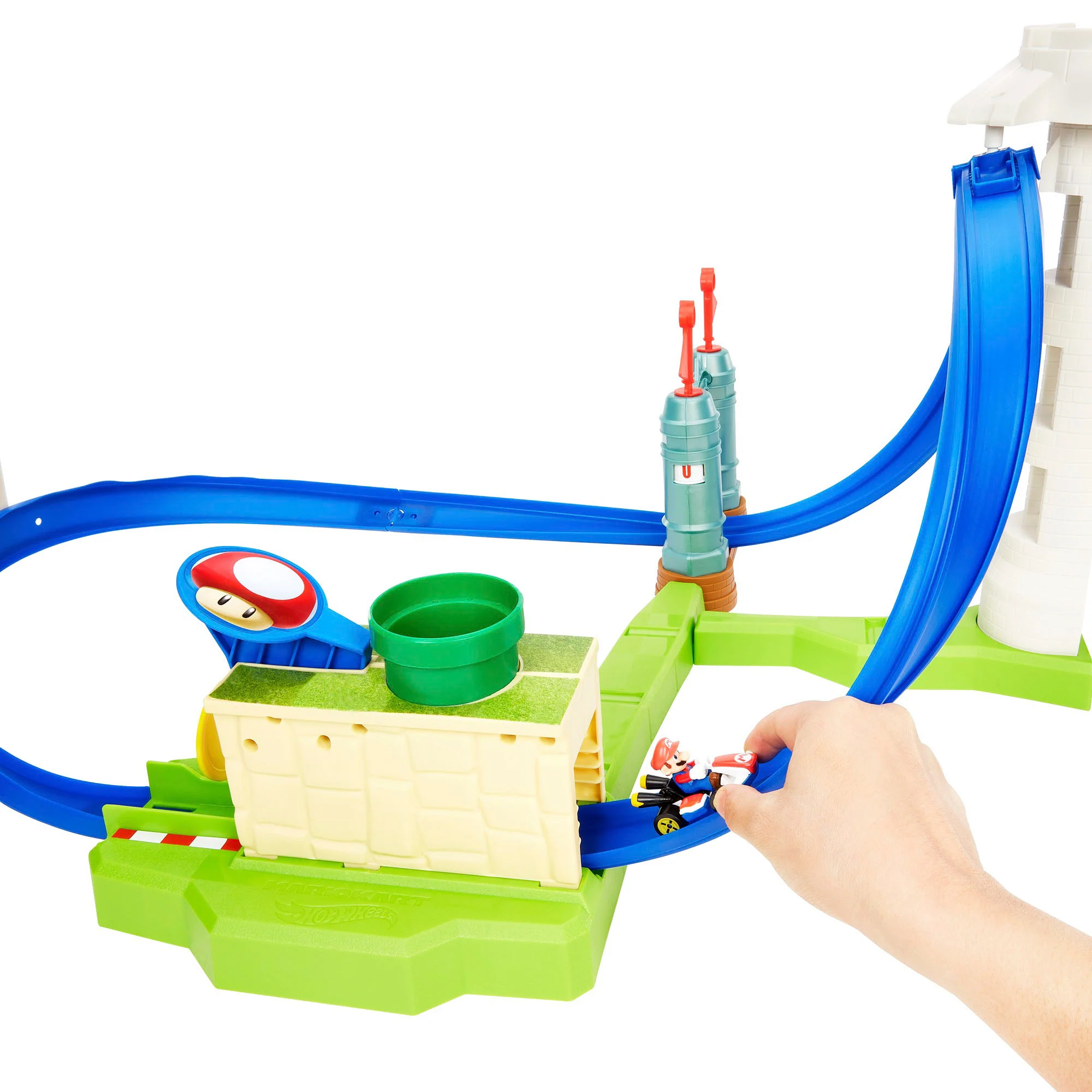 Hot Wheels Mario Kart Circuit Slam Track Set - Image 3