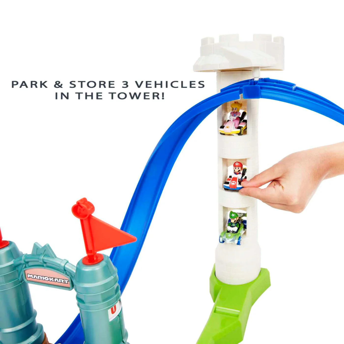 Hot Wheels Mario Kart Circuit Slam Track Set - Image 7
