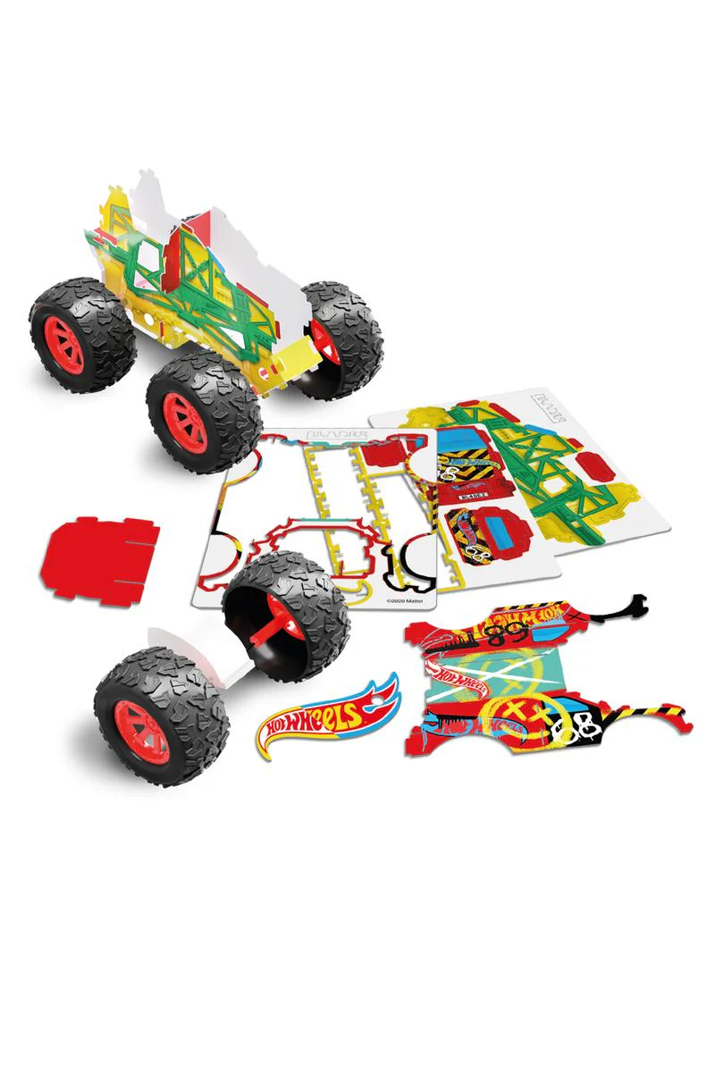 Hot Wheels Monster Truck Motor Marker Kitz 4x4 Monster Truck Kit - Image 2