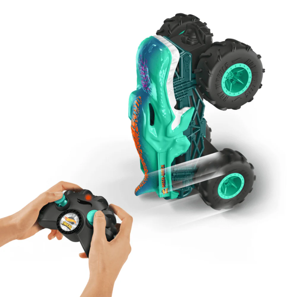 Hot Wheels Monster Trucks 1:24 Scale MEGA-Wrex RC Vehicle - Image 6